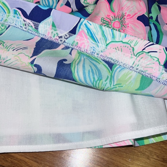 Lilly Pulitzer mini linnet dress in multi beak calm carry on size 8 NWT - Picture 6 of 11